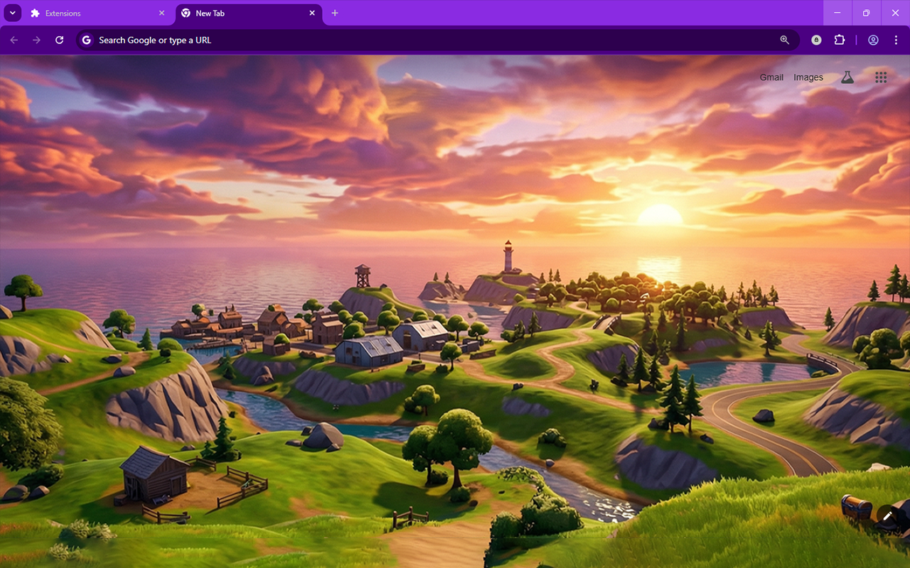 Fortnite Theme Screenshot